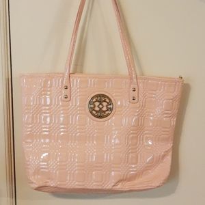 BRAND NEW - never used -big peach pink purse bag
